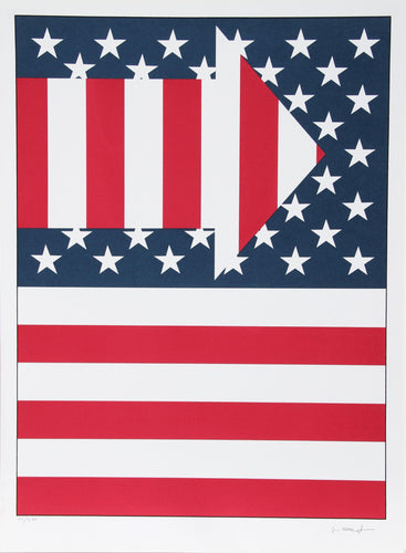American Flag III Screenprint | Paul Von Ringelheim,{{product.type}}