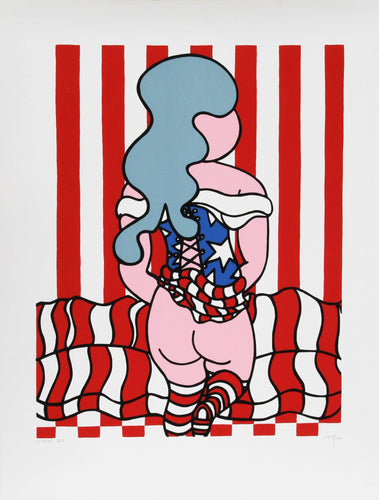 American Girl Screenprint | William Copley,{{product.type}}