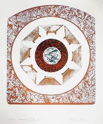 American Goshawk Etching | Martin Barooshian,{{product.type}}