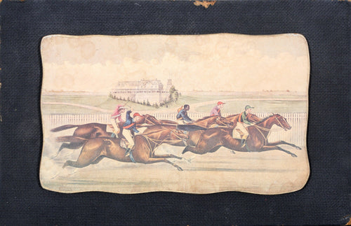 American Jockey Club Races - Jerome Park Poster | Currier and Ives,{{product.type}}