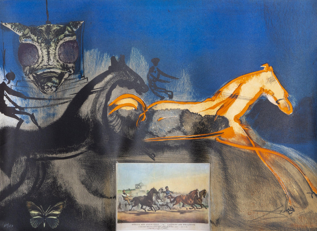 American Trotting Horses No. 2 Lithograph | Salvador Dalí,{{product.type}}