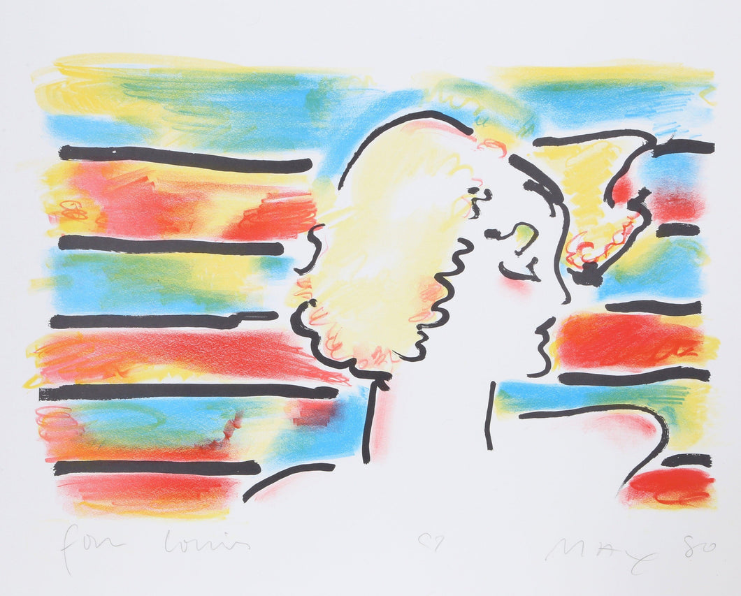 American Woman Lithograph | Peter Max,{{product.type}}