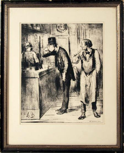 Ami du Personne Lithograph | Honore Daumier,{{product.type}}