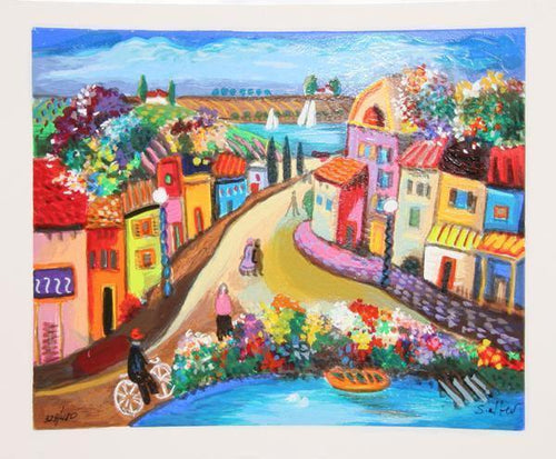 An Afternoon Walk Screenprint | Shlomo Alter,{{product.type}}