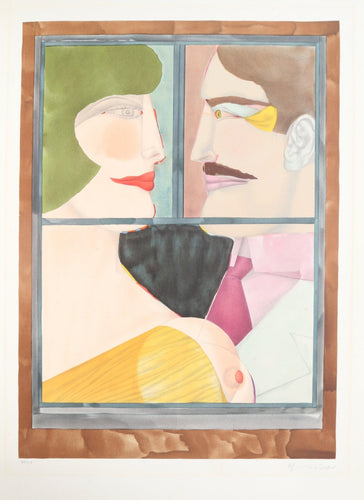 An American Portrait Lithograph | Richard Lindner,{{product.type}}