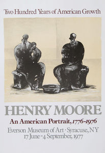 An American Portrait Poster | Henry Moore,{{product.type}}