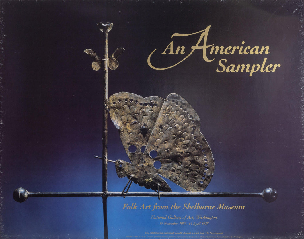 An American Sampler - The Shelburne Museum Poster | Unknown Artist - Poster,{{product.type}}