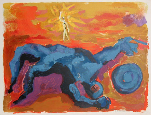 And David smote the Philistine... from the In the Beginning Portfolio Lithograph | Abraham Rattner,{{product.type}}