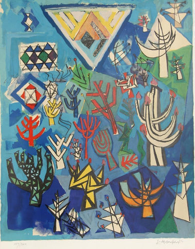 And thou shalt... from the In the Beginning Portfolio Lithograph | Abraham Rattner,{{product.type}}