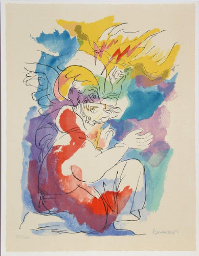 And when the Lord saw... from the In the Beginning Portfolio Lithograph | Abraham Rattner,{{product.type}}