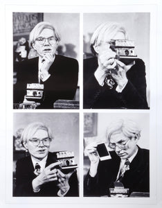 Andy Warhol in His Office on Union Square, New York City Black and White | Jean-Pierre Laffont,{{product.type}}
