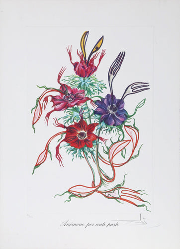 Anemone per Anti-Pasti (Anemone of the Toreador) from Florals Lithograph | Salvador Dalí,{{product.type}}