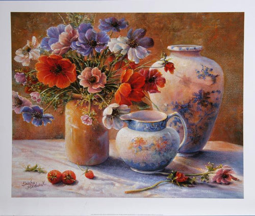 Anemones Poster | Trisha Hardwick,{{product.type}}