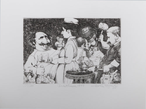 Anesthesia 1848 Etching | Charles Bragg,{{product.type}}