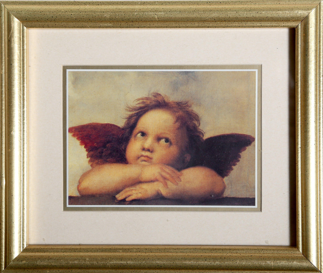 Angel de la Capilla Sixtina Poster | Raphael Sanzio da Urbino,{{product.type}}