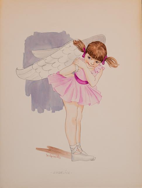 Angelina Watercolor | Paul Reinman,{{product.type}}