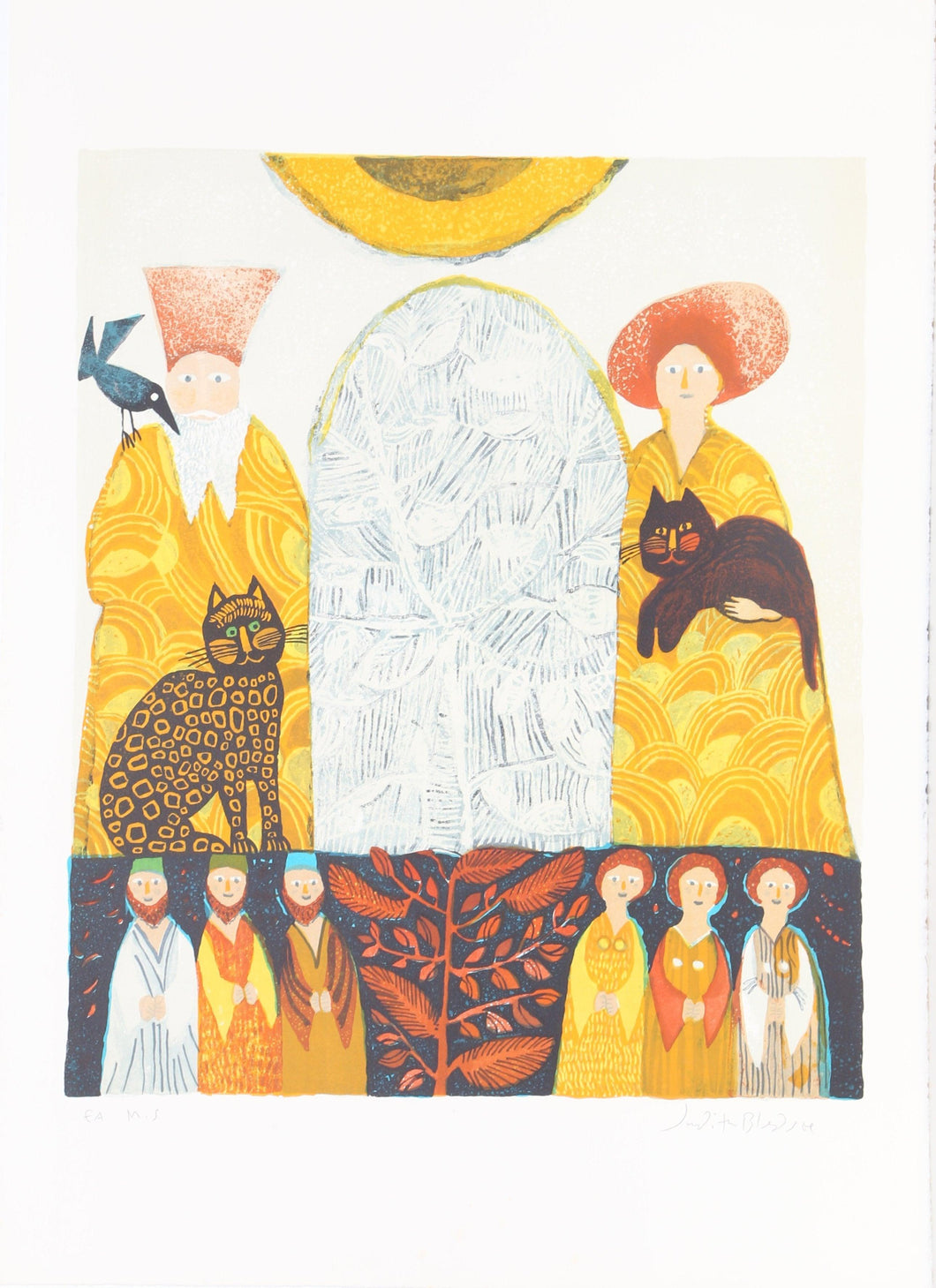 Angels and Saints Lithograph | Judith Bledsoe,{{product.type}}