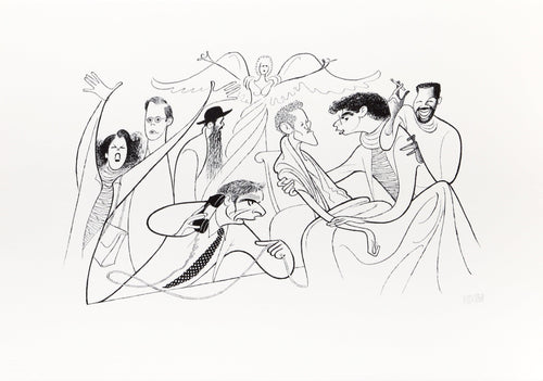 Angels in America Lithograph | Al Hirschfeld,{{product.type}}