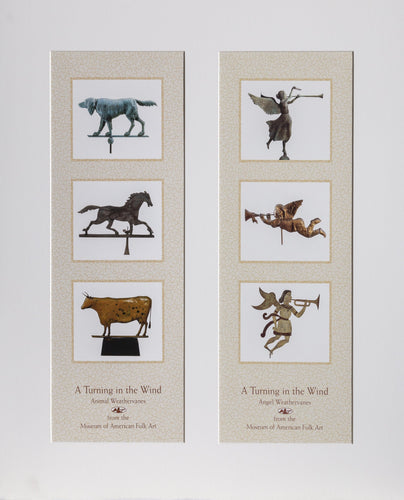 Animal and Angel Weathervanes Poster | Unknown Artist - Poster,{{product.type}}