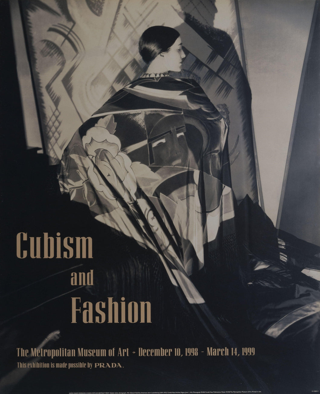 Anita Chace Modeling a Shawl - Cubism and Fashion Metropolitan Museum of Art Poster | Edward Steichen,{{product.type}}