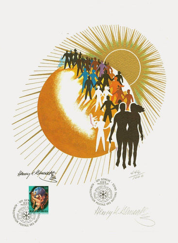 Annee Mondiale de la Population Lithograph | Henry Bencsath,{{product.type}}