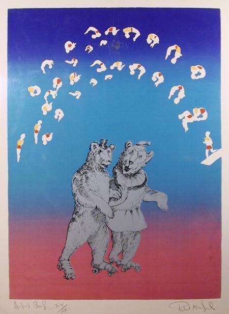 Anniversary Waltz from the Circus Suite Screenprint | Robert Munford,{{product.type}}