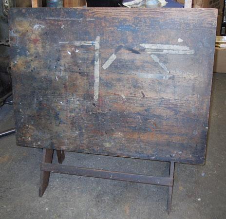 Antique (Possibly Deitzgen) Drafting Table & Stand Furniture | Furniture,{{product.type}}