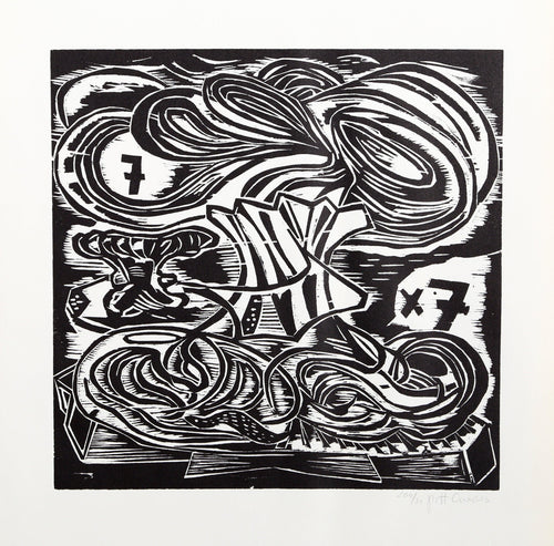 Apokalypse 1 Woodcut | Pitt Cuerlis,{{product.type}}