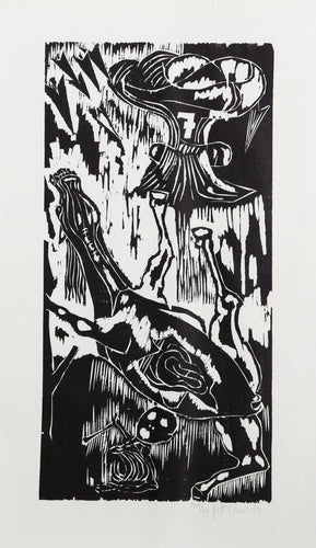 Apokalypse 4 Woodcut | Pitt Cuerlis,{{product.type}}