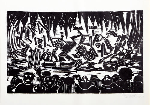 Apokalypse 8 Woodcut | Pitt Cuerlis,{{product.type}}