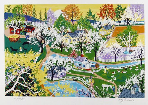 Apple Blossom Glory Screenprint | Kay Ameche,{{product.type}}