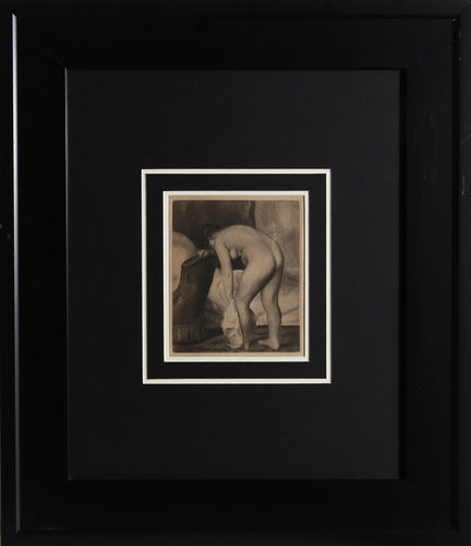 Apres le Bain from La Vie et L'Oeuvre de Pierre August Renoir, Vollard pub. Etching | Pierre-Auguste Renoir,{{product.type}}