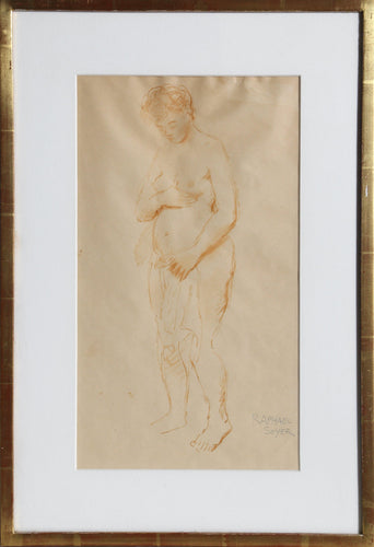 Apres le Bain Ink | Raphael Soyer,{{product.type}}