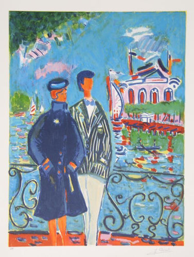 Apres Mide Lithograph | Jean Claude Picot,{{product.type}}