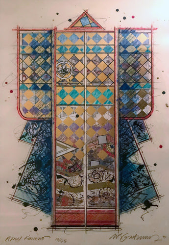 April Kimono Screenprint | William Gatewood,{{product.type}}