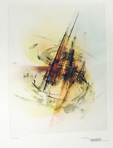 Arabesque III Etching | Leonardo Nierman,{{product.type}}