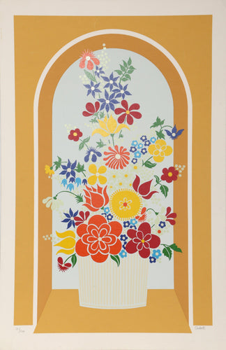 Arcade Flowers Screenprint | Aubert,{{product.type}}