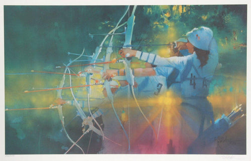 Archery Lithograph | Robert Peak,{{product.type}}