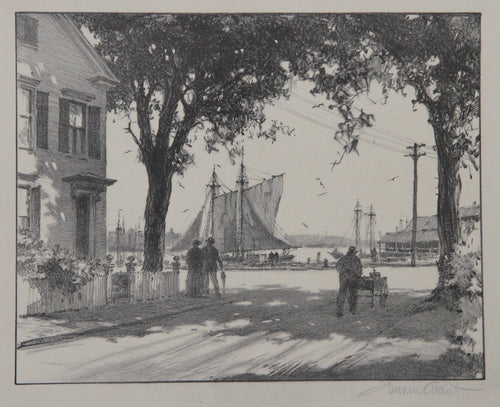 Arching Elms Lithograph | Gordon Grant,{{product.type}}