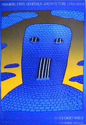 Architecture Urbanisme Poster | Jean-Michel Folon,{{product.type}}