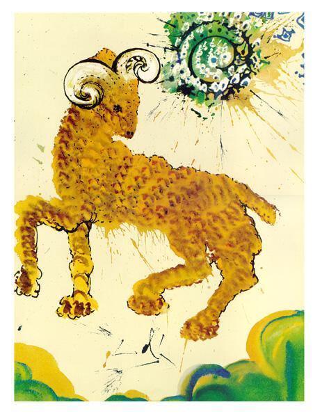 Aries Poster | Salvador Dalí,{{product.type}}