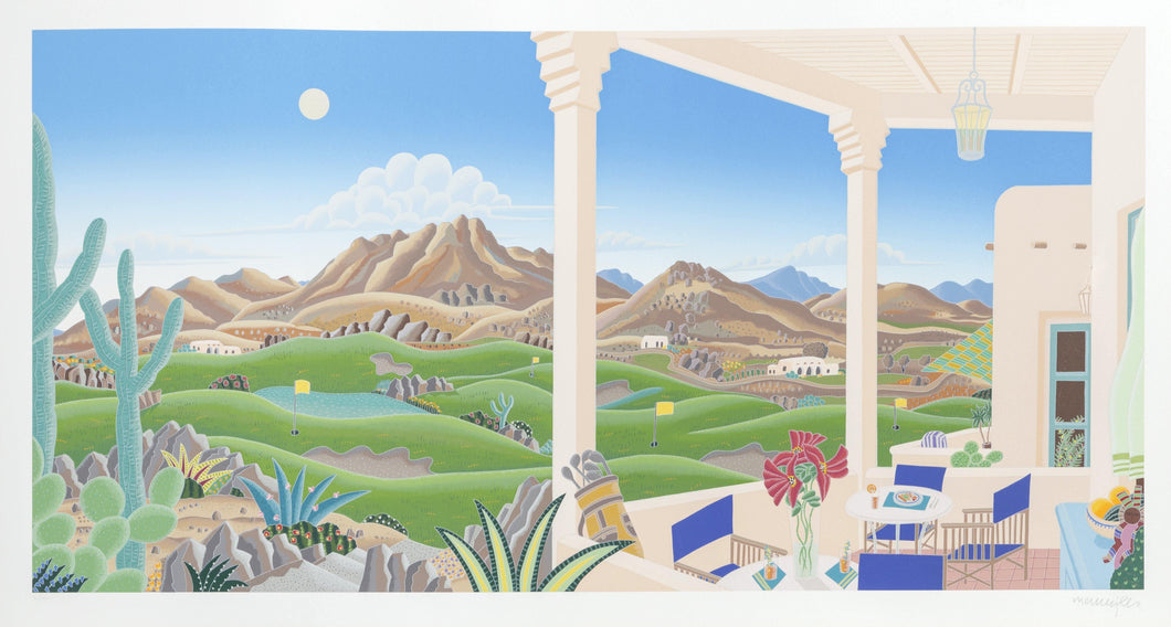 Arizona Golf Screenprint | Thomas McKnight,{{product.type}}