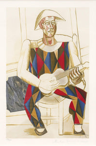 Arlequin a la Guitare (2-A) Lithograph | Pablo Picasso,{{product.type}}