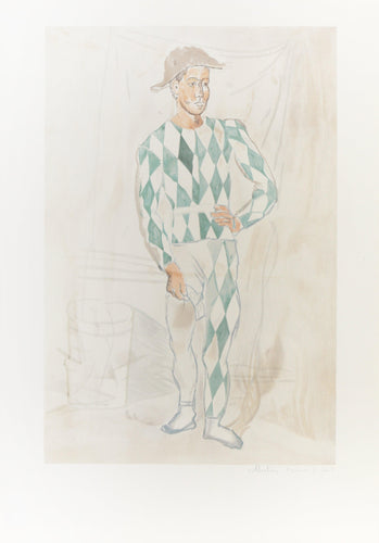 Arlequin en Pied (17-C) Lithograph | Pablo Picasso,{{product.type}}