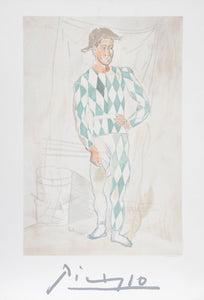 Arlequin en Pied Lithograph | Pablo Picasso,{{product.type}}