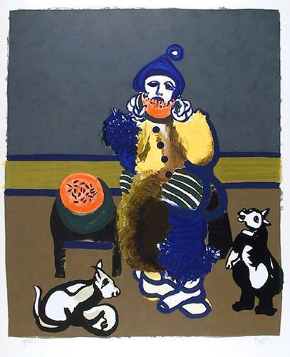 Arlequin II Lithograph | Juan Garcia Ripolles,{{product.type}}