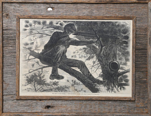 Army of the Potomac Sharp Shooter Etching | Winslow Homer,{{product.type}}