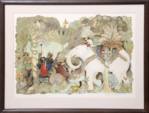 Around the World in 80 Days Lithograph | David McCall Johnston,{{product.type}}