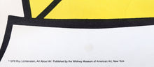 Art About Art: Whitney Museum of American Art Poster | Roy Lichtenstein,{{product.type}}