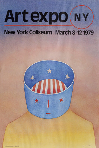 Art Expo NY Poster | Jean-Michel Folon,{{product.type}}